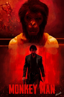 Monkey Man (2024) Full Movie Cleaned Hindi Dubbed WEBRip 1080p 720p 480p Download